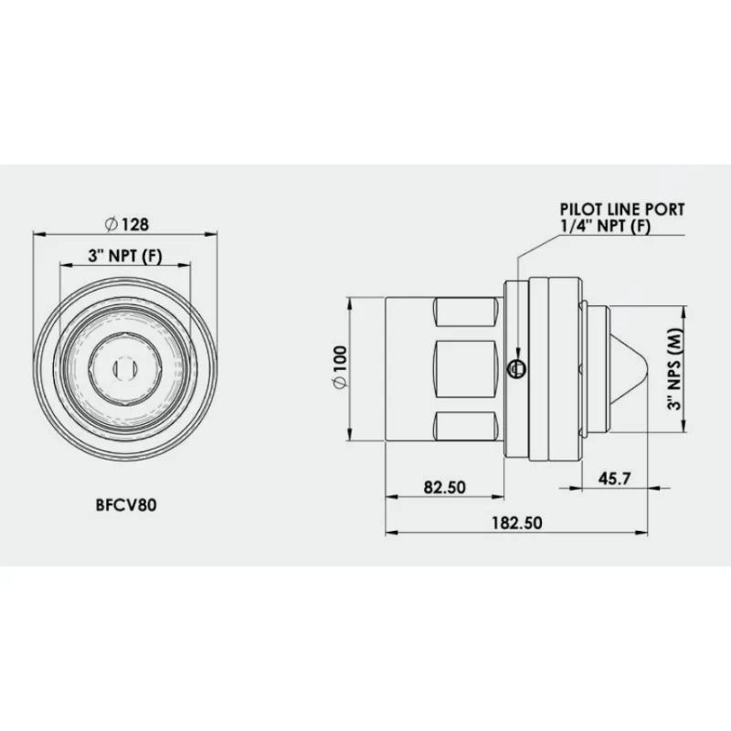 BANLAW Flow Control Valve 3" Overfill Protection FillSafe Power - Image 2