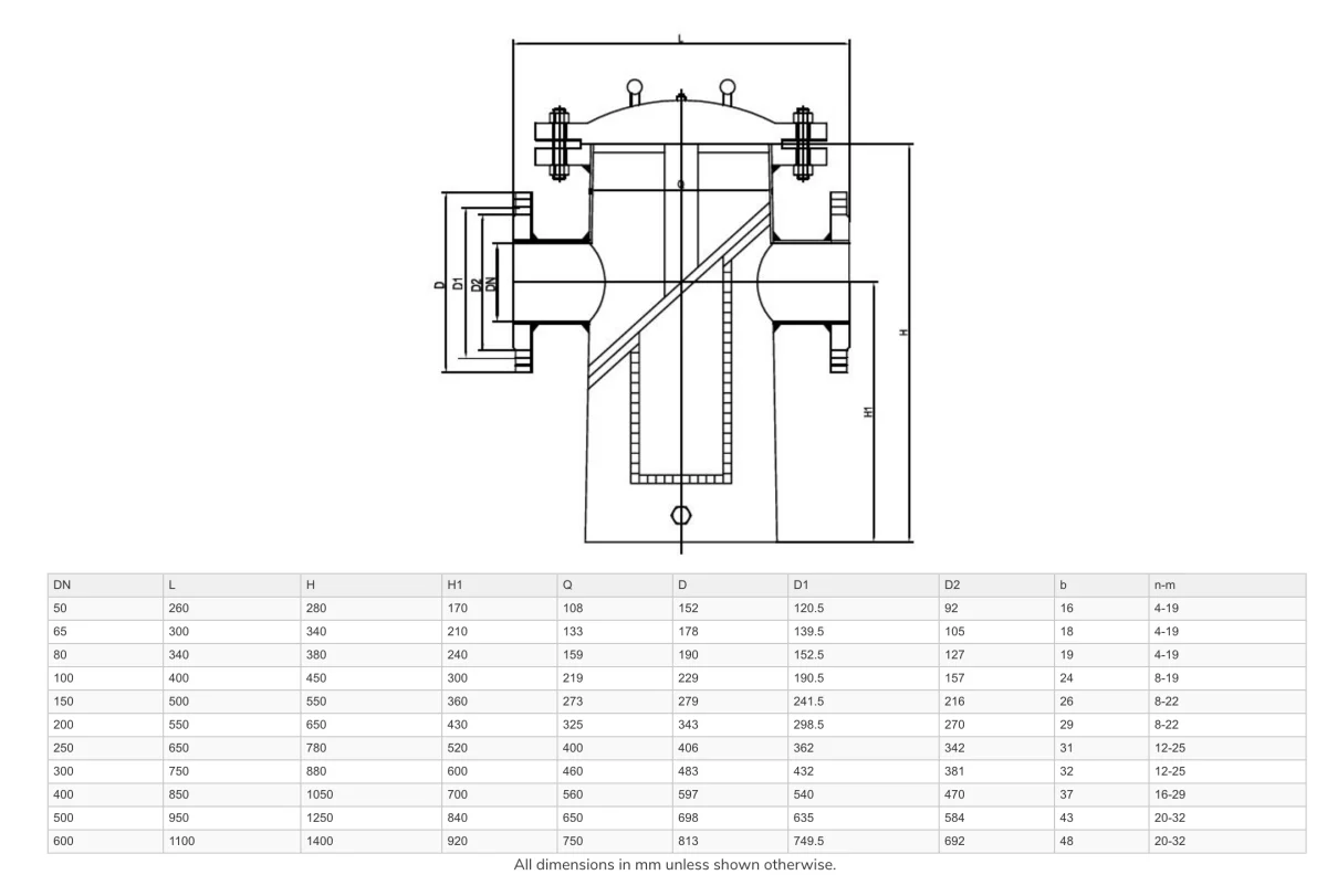 GO Basket Strainers Cast Steel ANSI 150 BSW - Image 3