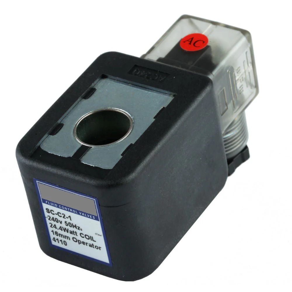 GO 12v DC 18 W with DIN Plug Solenoid Valve Coil 16.1mm