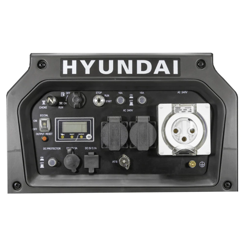 GO6500SEIRS 8.1kVA Hyundai Remote start Portable Generator - Image 5