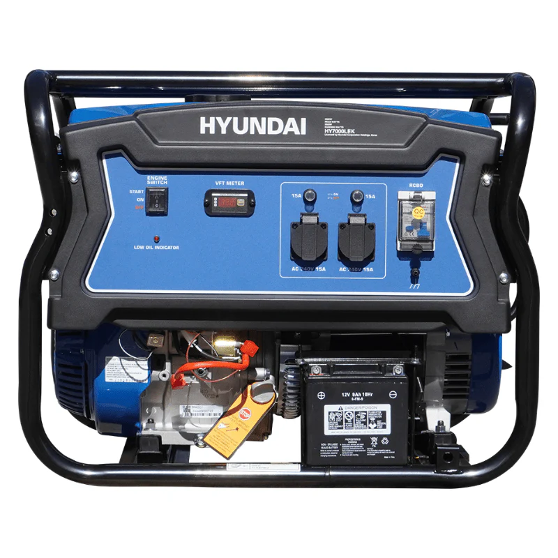 Hyundai HY7000LEK 6.8kVA Portable Generator