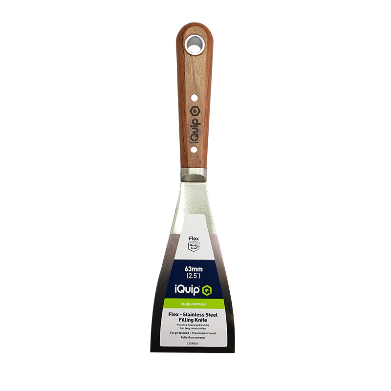 IQUIP Filling Knifes Rosewood Handle 25mm - 100mm - Image 4
