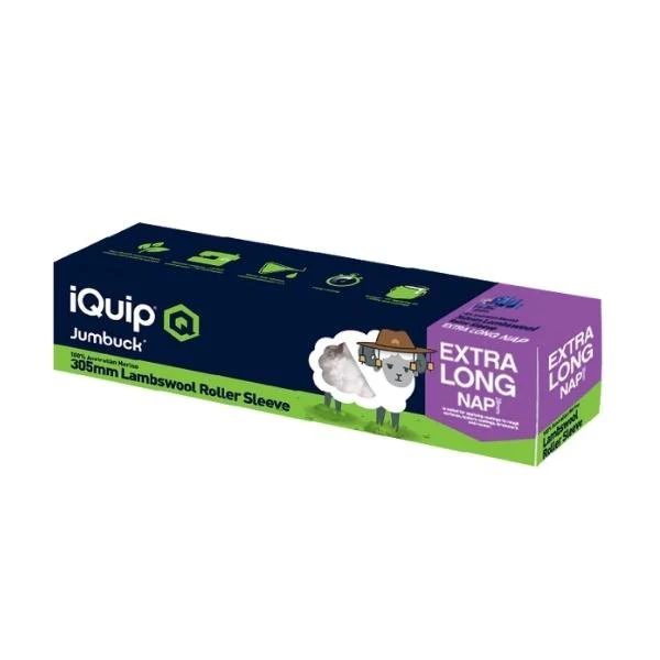 IQUIP Jumbuck 100% Aussie Lambswool Paint Roller Sleeves - Image 7
