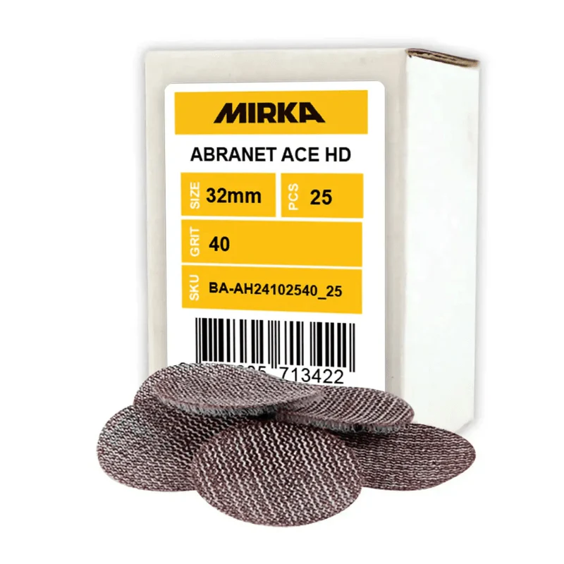MIRKA Abranet Ace HD Disc Abrasive 32mm 25-Pack