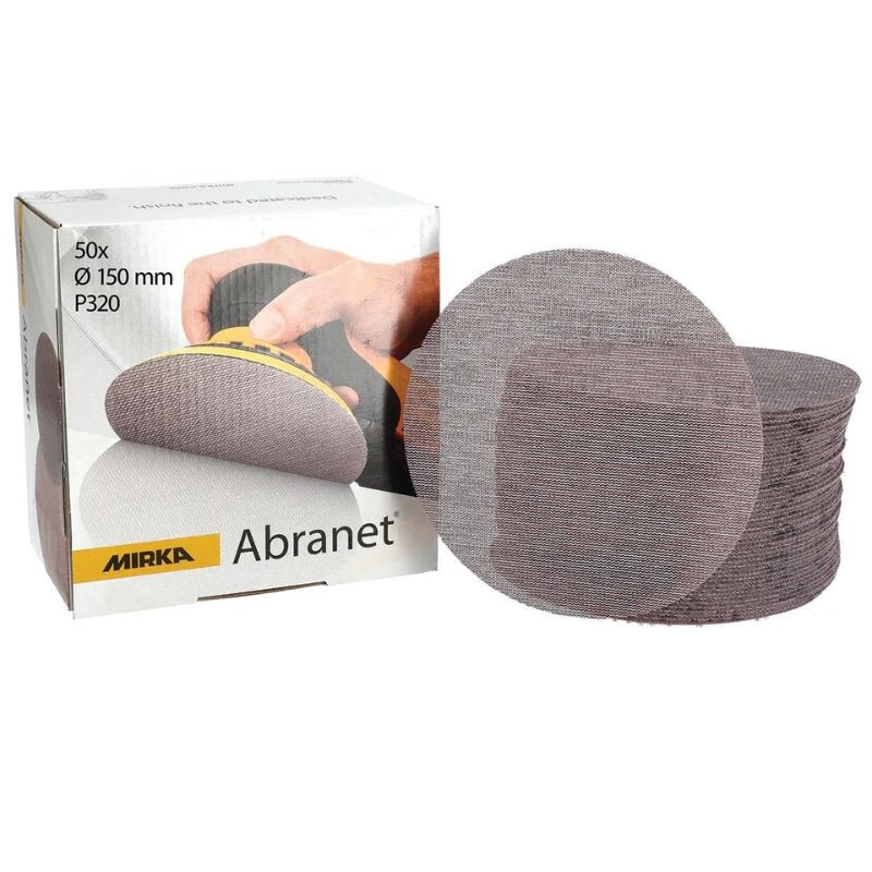 MIRKA Abranet 150mm Disc Abrasives 10-Pack - Image 3