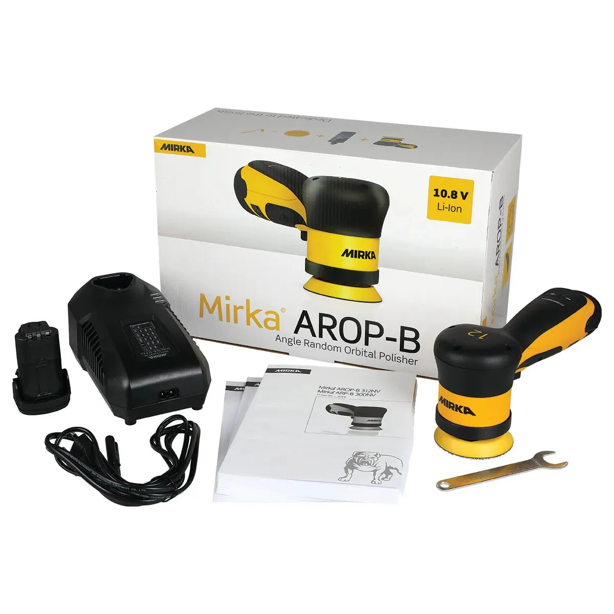 MIRKA AROP-B 312NV 77mm 12mm Orbit Cordless Polisher - Image 7