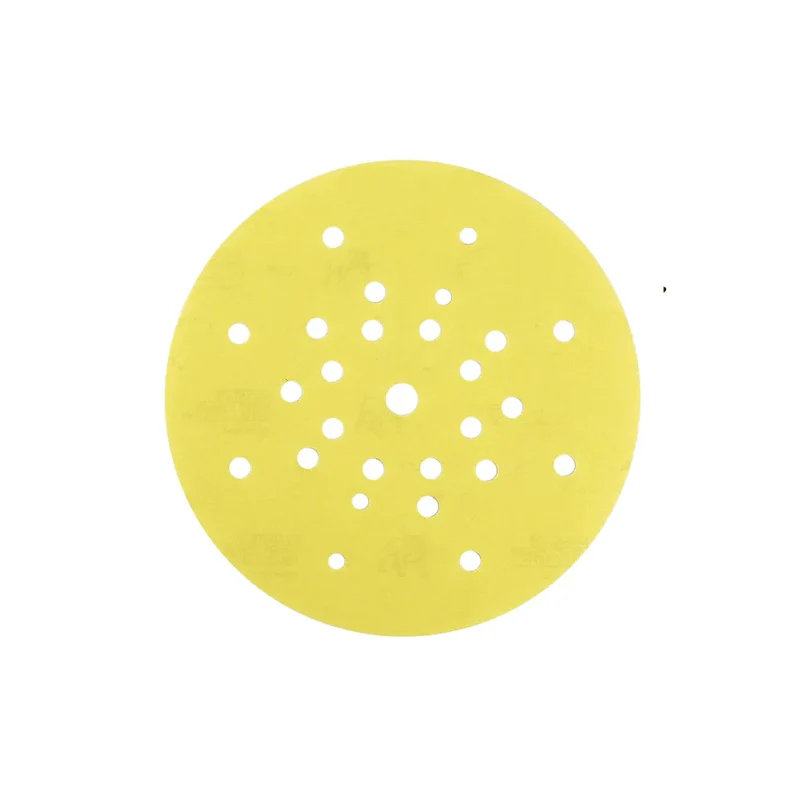 MIRKA Yellow Abrasive Soft Grip Ø 225 mm Grip 27 Holes 25 Pack