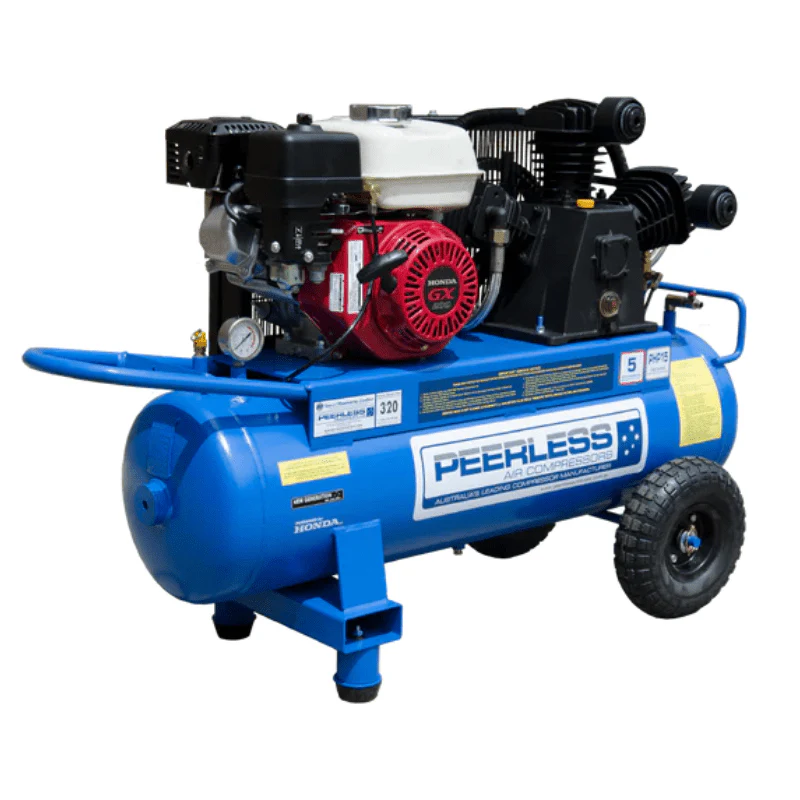 PEERLESS PHP15 Truckies Series Belt Drive Portable Petrol Air Compressor