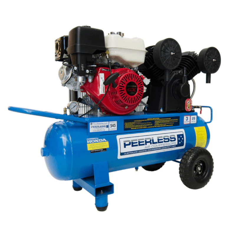 PEERLESS PV25 Belt Drive Portable Petrol Air Compressors