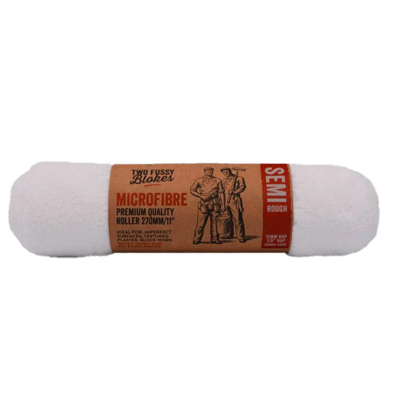 TWO FUSSY BLOKES 15mm Nap Microfibre Paint Roller 270mm